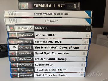 Lotto 12 videogiochi PS1 PS2 Wii