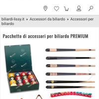 Stecche biliardo- piscina completa biliardo lissy