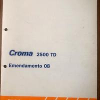 MANUALE ASSISTENZA TECNICA FIAT CROMA 2500 Td 1992