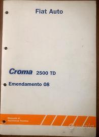 MANUALE ASSISTENZA TECNICA FIAT CROMA 2500 Td 1992