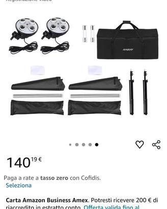 Set Luci Fotografia