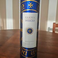 grappa elevata in barili di Sassicaia anno 2010
