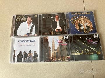 6 cd musicali autori vari