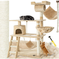tectake® Tiragraffi per Gatti, Multifunzionale, Ti