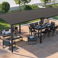 Gazebo estensibile fino a 5,7 m