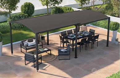 Gazebo estensibile fino a 5,7 m