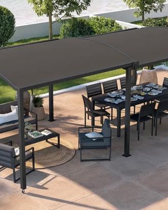 Gazebo estensibile fino a 5,7 m