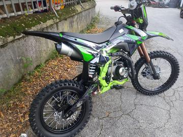 NUOVA PIT BIKE PRO 125cc 17/14 NERO/VERDE