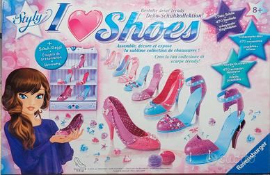 Gioco modellini per creare scarpe