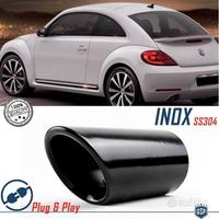 TERMINALE di Scarico per VW Maggiolino Inox Nero