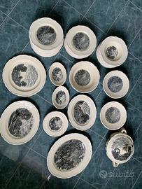 Servizio piatti inglesi antichi