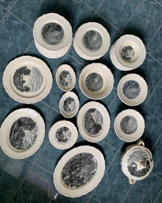 Servizio piatti inglesi antichi