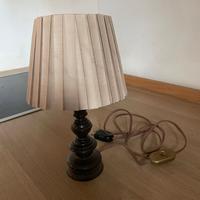 Lampada Vintage in Legno, 28 cm