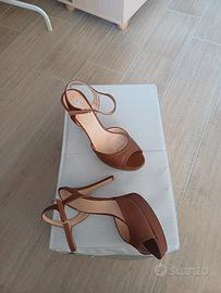 scarpa pelle marrone