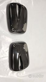 COPPIA PROTEZIONE COPERCHIO VALVOLA IN CARBONIO PE