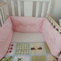 Paracolpi rosa per lettino 