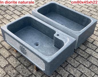 Lavello lavandino per cucina pietra granito 80 5