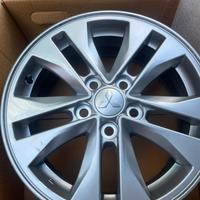 4 cerchi in lega da 16” per mitsubishi asx