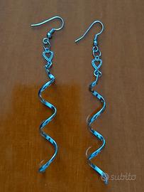 orecchini a spirale bigiotteria 