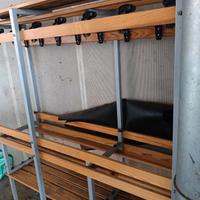 Panca per spogliatoio palestra 