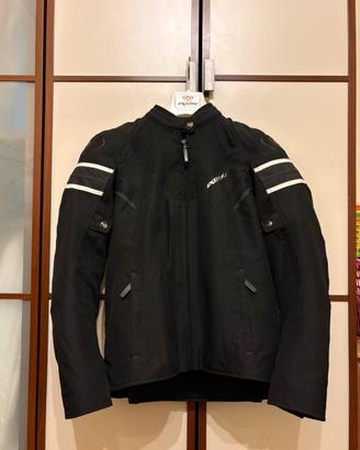 giacca moto donna ixon ilana evo bianca e nera
