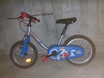 Bici 14" b'twin 3-5 anni