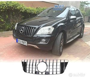 GRIGLIA PER MERCEDES M ML W164 08-11 LOOK AMG NERO
