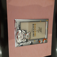 Album battesimo con cornice d'argento