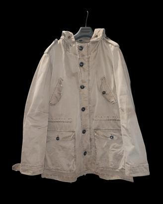 Parka in tela, stile militare cargo M-65