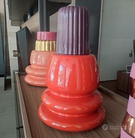 Vaso Bosa Volcano cachi + mirtillo + violetto