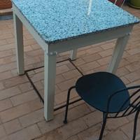 Tavolo da giardino in marmo granito