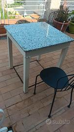 Tavolo da giardino in marmo granito