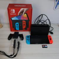 Nintendo switch oled+Mario kart 8 e Nintendo sport