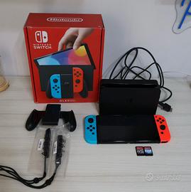 Nintendo switch oled+Mario kart 8 e Nintendo sport