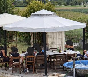 Gazebo in alluminio