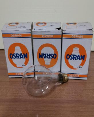 ST0CK 3 PZ. LAMPADINE GOCCIA E27 125V / 130V 150W