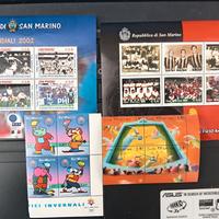 francobolli foglietti San Marino 