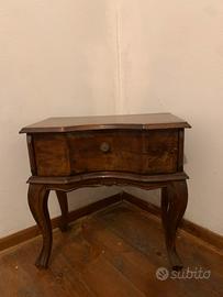 Comodino mobiletto mobile antico legno