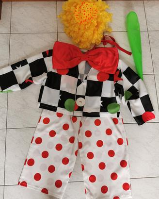 Costume di Carnevale da Pagliaccio 