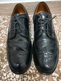 Scarpe  Alden 9751 Long Wing Blucher nere