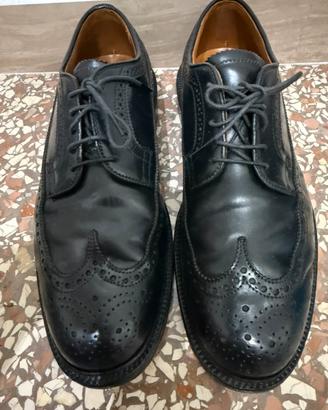 Scarpe  Alden 9751 Long Wing Blucher nere