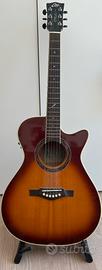 Eko one- One Serie guitar Vintage Burst