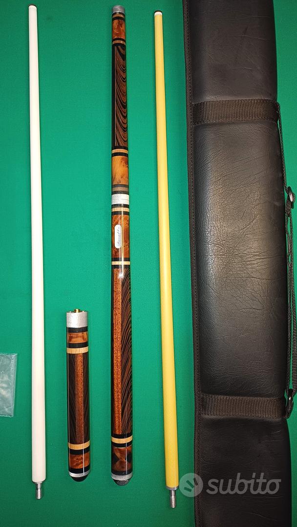 Stecca Da Biliardo Newwyt 120 Cm | Legno Giallo E Nero | Per Bambini E Adulti - Foto 10