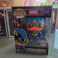 Funko Pop Captain America Blacklight 648