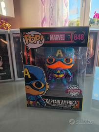 Funko Pop Captain America Blacklight 648