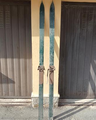 sci vintage legno 