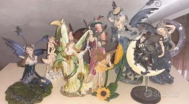 Collezione set fata fatina elfo statuina