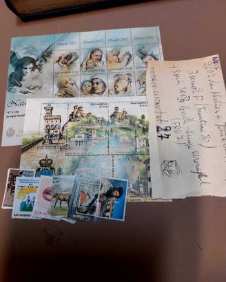 (nu17/18sm+vat)FRANCOBOLLI SAN MARINO-VATICANO