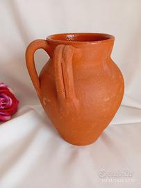 brocca vaso terracotta vintage giardino veranda 