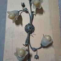 Lampadario in Ferro Battuto